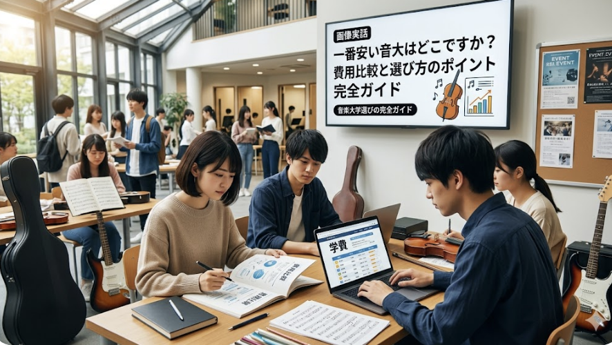  一番安い音大はどこですか？