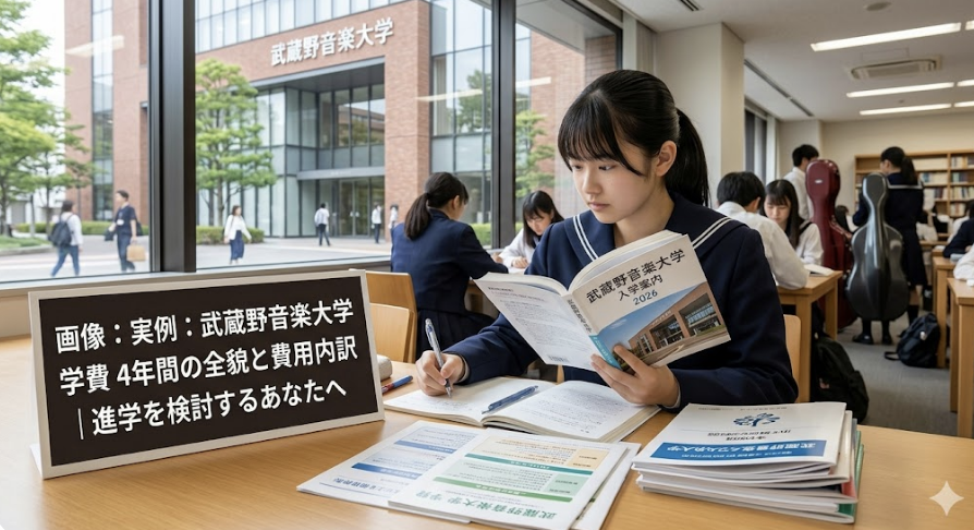 武蔵野音楽大学 学費 4年間