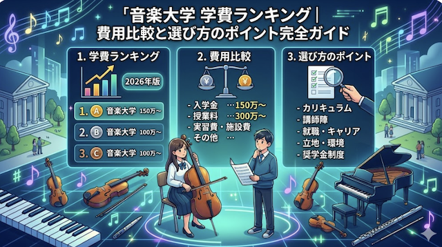 音楽大学 学費ランキング